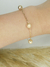 Pulseira Bolinhas Escovadas - DSá Semijoias