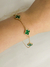 Pulseira Van Cleef Verde