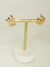 Imagem do Brinco EarHook Triplo Com Zircônia