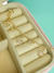 Pulseira infantil com coroinhas e cristais