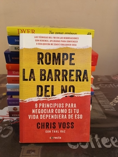 ﻿Rompe la barrera del no - Chris Voss - comprar online
