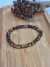 Pulseira de Pedra Marrom Mesclado