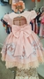 Vestido infantil floral Salmão na internet
