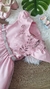 Vestido Infantil rosa com paetê Luxo Festa na internet