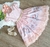 Vestido infantil floral Salmão
