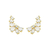 Brinco Ear Cuff Cravejado