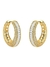 Argolas Zirconias Baguetes Cristais - comprar online