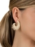 Brinco Meia Gota Cravejado - comprar online