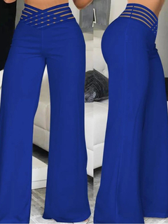 Calça de cintura alta crisscross pura malha - comprar online