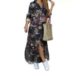 vestidos boho - chic botões na internet