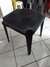 MESA DE PLASTICO QUADRADA 70*70 MULTI USO EMPILHAVEL PRETA na internet