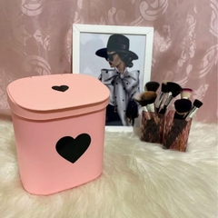 Lixeira Para Penteadeira Quarto atelier Decorativa Rosa - loja online