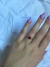Anillo piedra rosa