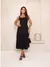 Elegante Vestido Alfaiataria Rodada