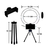 Ring Light Mesa Iluminador De Led 6 Polegadas Com Suporte Celular Para Mesa Anel Luz de 16CM Com Tripé Controle Multifuncional Profissional - comprar online