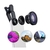 Kit Lentes Para Celular E Smartphone 3 Em 1