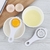Separador de Gema Clara de Ovo/ Utensílio de Cozinha Fácil Filtro/ Separador para Ovo