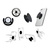 kit 10pç pop softe socket para celular várias na internet