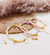 pulseras MOSTACILLONES Y DORADO