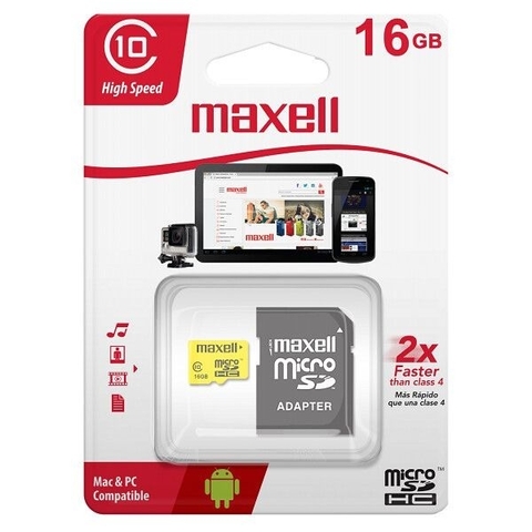 MEMORIA CLASS 10 16GB (MAXELL)
