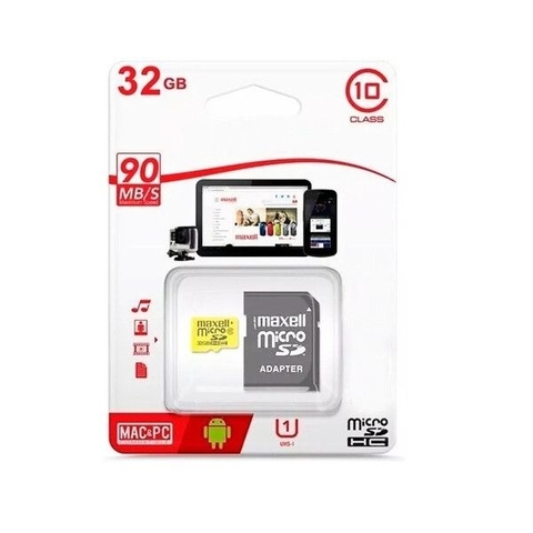 MEMORIA CLASS 10 32GB (MAXELL) - comprar online