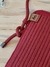 Bolsa ZETA - VERMELHO CARMIM - Ateliê Momma