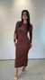 Vestido Midi Canelado Lígia