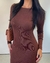 Vestido Midi Canelado Lígia - MILENI