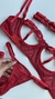 Conjunto de Lingerie Desejo vermelho na internet