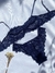 Conjunto de lingerie Iris azul marinho - loja online