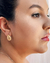 Conjunto Gota Design - Folheado a Ouro 18k (brinco e colar) na internet