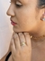 Anel nó Cravejado - Folheado Ouro 18k - comprar online