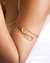 Bracelete Superior - Duas Voltas - Folheado a Ouro 18K e Prata 925