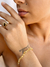 Anel Anne Cravejado - Folheado Ouro 18k - comprar online