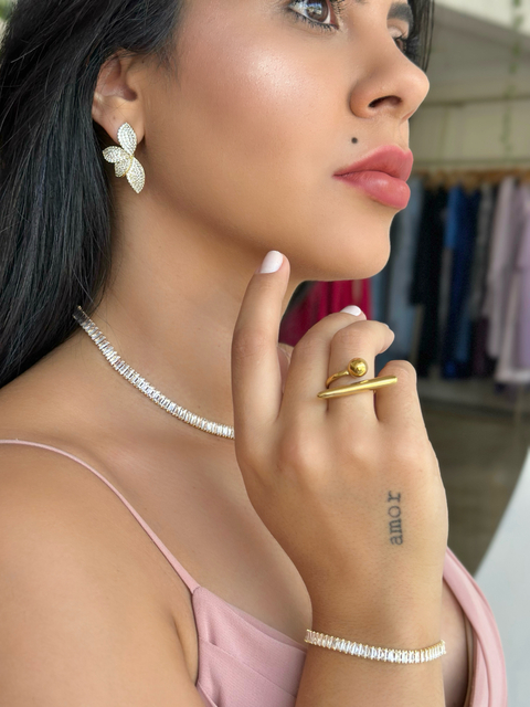 Anel Karol - Banho a ouro 18k