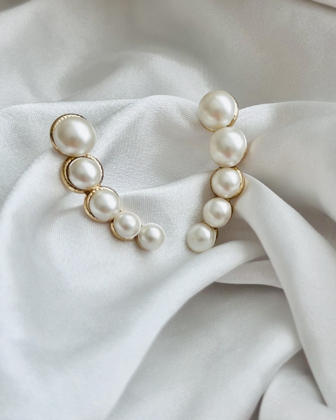 Ear Cuff Pérolas
