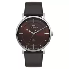 Relógio Technos Masculino Slim Prata GL32BL/0N