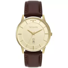 Relógio Technos Masculino Slim Dourado GM10YU/0D