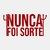 Caneca Nunca foi sorte na internet