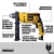 FURADEIRA IMPACTO DEWALT 1/2 710W 127V DWD502BR