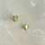BRINCO DE CORAÇÃO COM ZIRCONIA BANHADO EM OURO 18K - comprar online