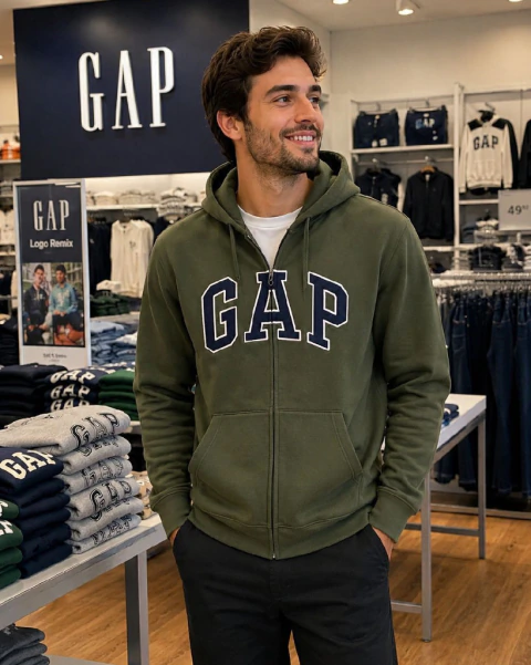 Moletom Gap com Zíper