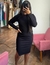 Vestido MIDI Manga Longa Gabi