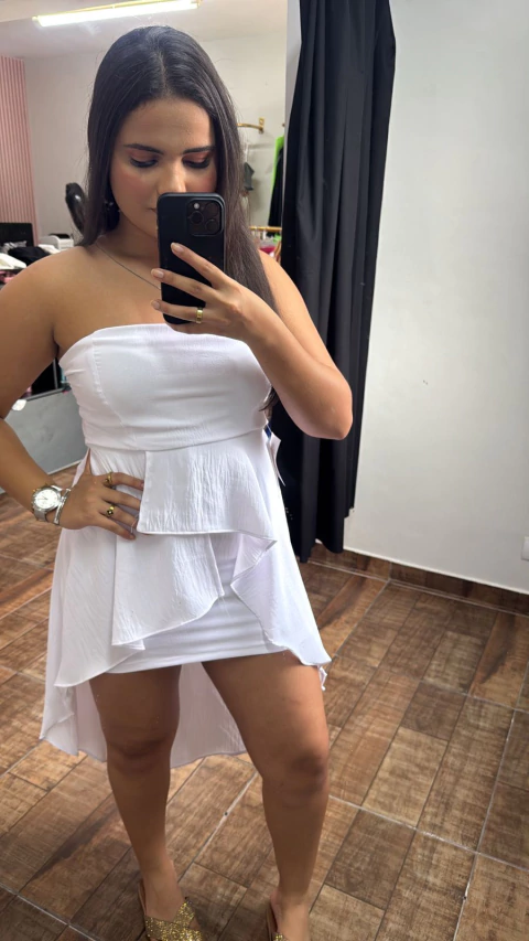 Vestido Tomara que caia BRANCO