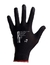 Luva Nylon Banho PU FlexTatil Preta N°10 Danny