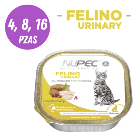 NUPEC Felino Urinary Alimento Húmedo 4, 8 ó 16 piezas