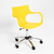 Imagen de Silla Jim neumática con base cromada