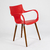 Silla Jim patas de madera