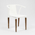 Imagen de Silla Palta patas de madera