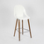 Taburete Nina con patas de madera - Ceremonia | Tienda de Decoración
